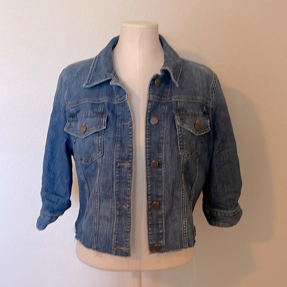 Loft Outlet Cropped Denim Jacket
